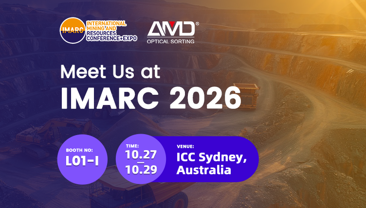 Meet Us at IMARC 2026 | AMD SORTING to Showcase Advanced Ore Sorting Solutions in Sydney