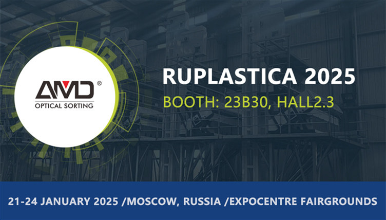AMD Sorting Exhibits at Ruplastica 2025 – Visit Us!