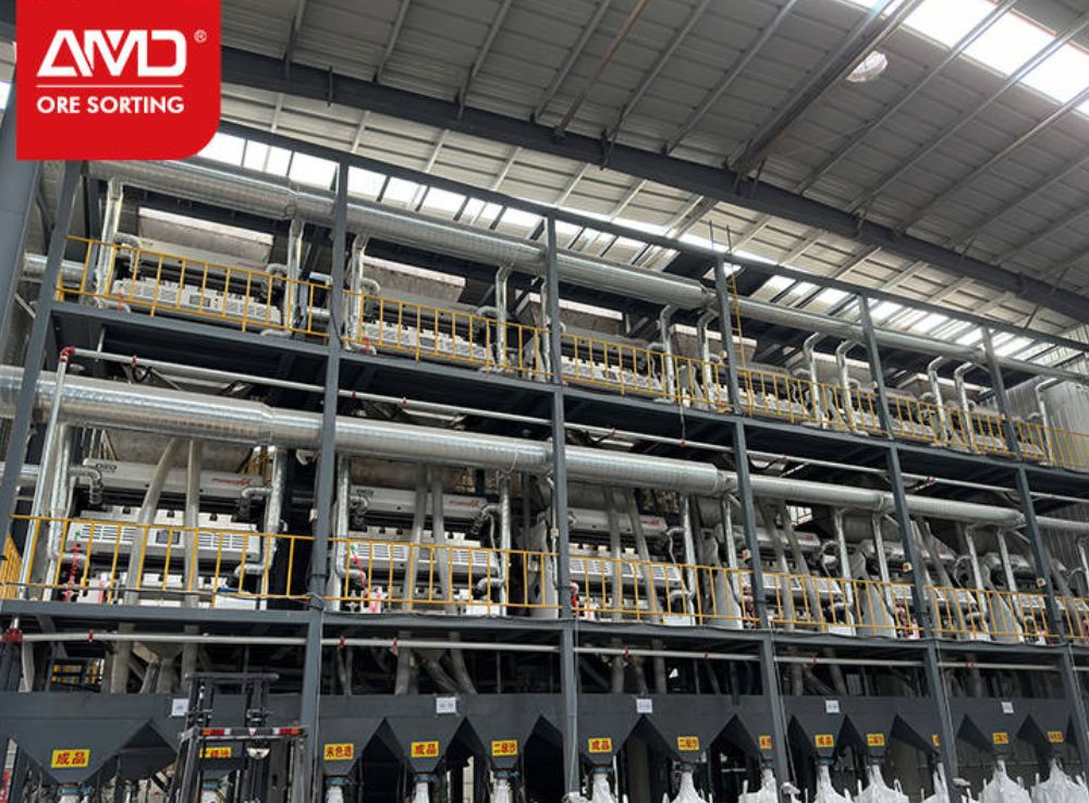  AMD Ore Sorting: K2C6 Quartz Powder Sorting Machine 